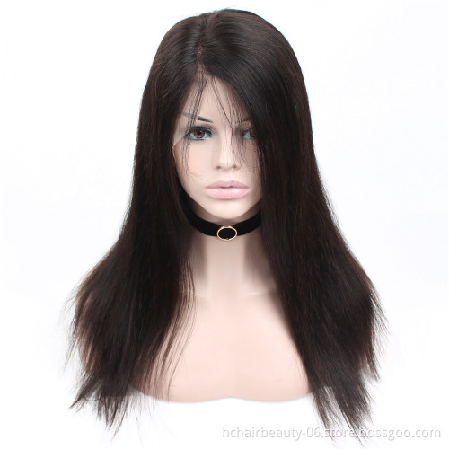 Factory Price  wholesale wigs 100% human remy hair bulk wavy human hair wigs frontal for  black woman